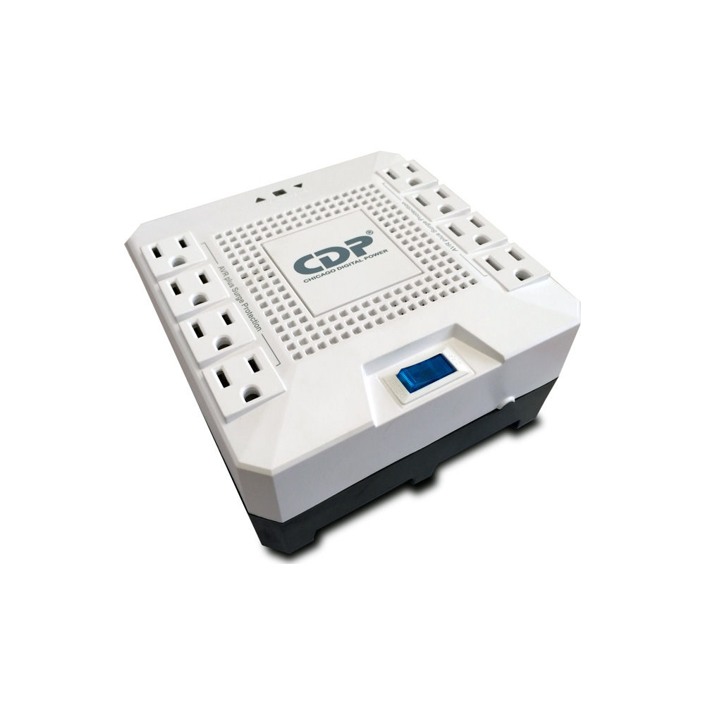 REGULADOR CDP REGULADOR VOLTAJE CDP R-AVR1808 1800VA/ 1000W/ E/S 120V/ 8 SALIDAS