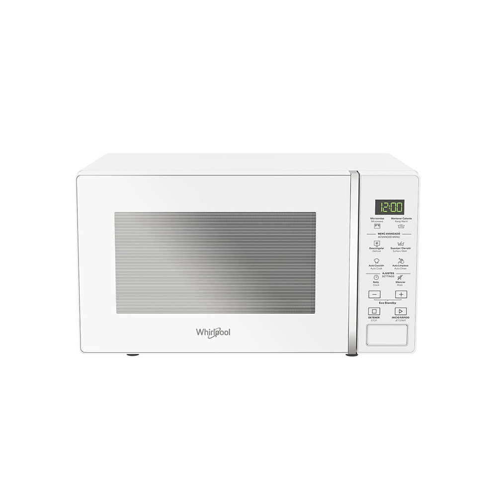 MICROONDAS WHIRLPOOL/WM1807W 20 LITROS CONTROL DIGITAL 5 NIVELES 700W BLANCO