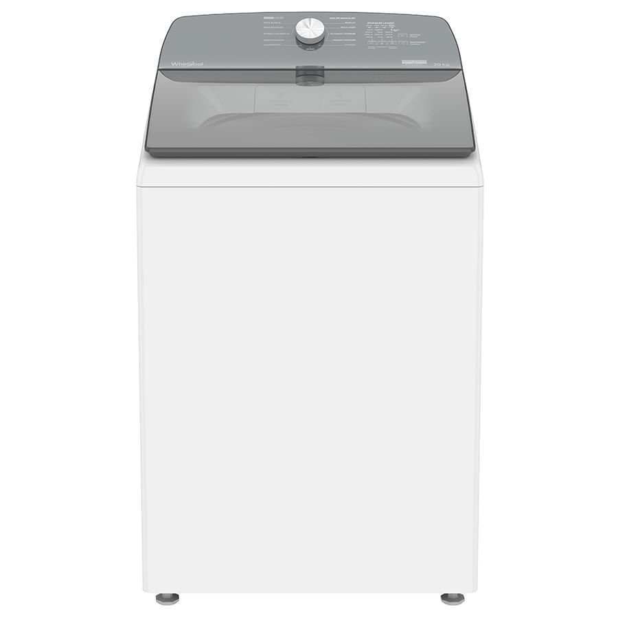 LAVADORAS WHIRLPOOL/8MWTW2041WJM 20KG CARGA SUPERIOR XPERT SYSTEM IMPULSOR PANEL DIGITAL