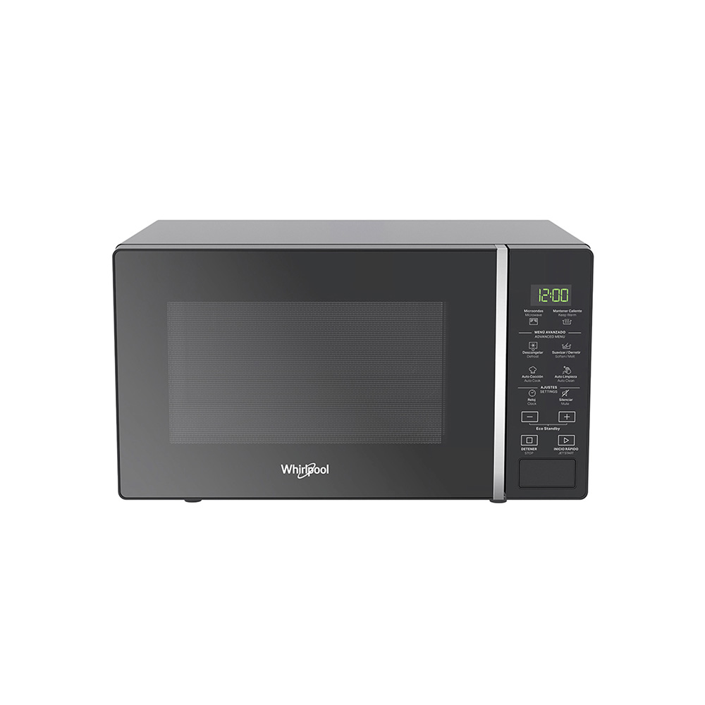 MICROONDAS WHIRLPOOL/WM1807B 20 LITROS CONTROL DIGITAL 5 NIVELES 700W NEGRO