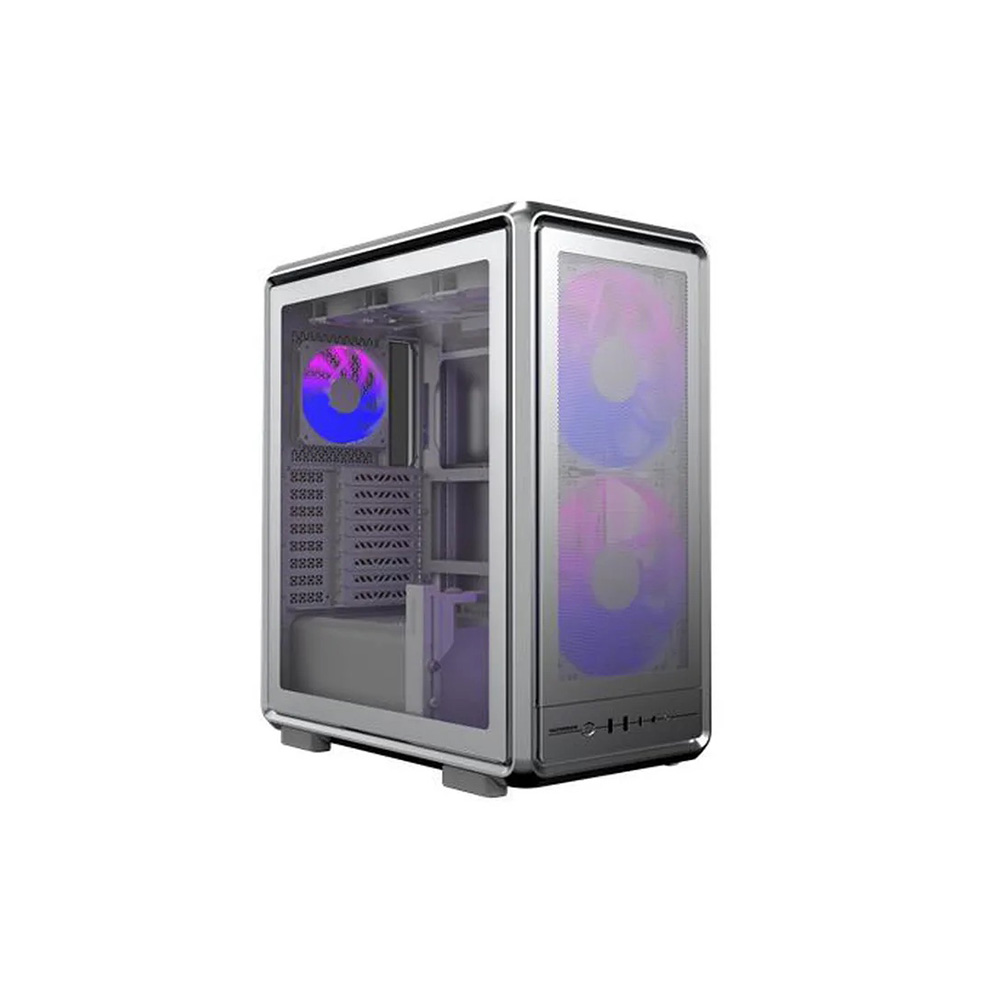 CASE COOLER MASTER/MID TOWER MASTERFRAME 500 MESH SILVER 2X200MM ARG FRONT 1X120MM REAR
