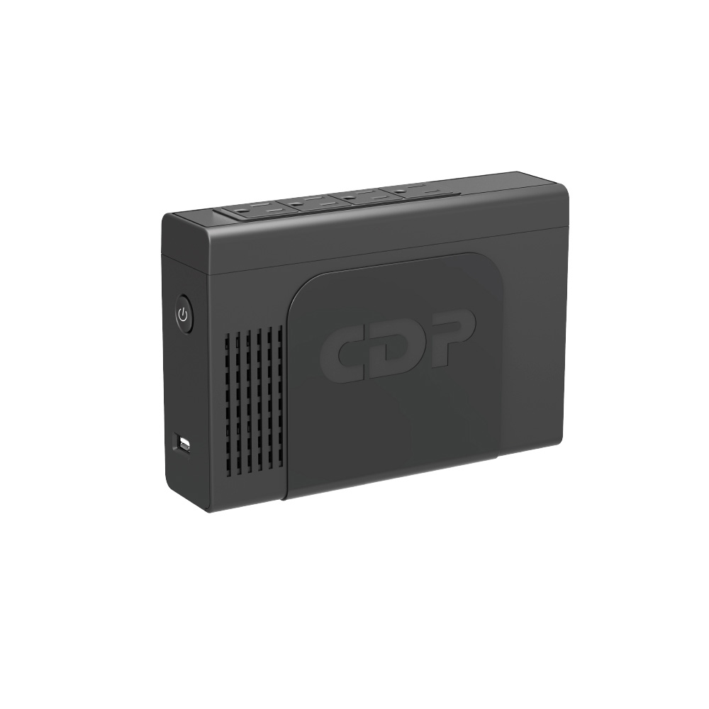 UPS CDP LI-504 500VA-250W LITHIUM BATERY 4 TOMAS 1USB-C NEGRO