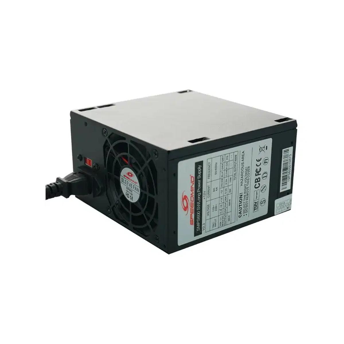FUENTE DE PODER SPEEDMIND PS-600W / 600 WATTS