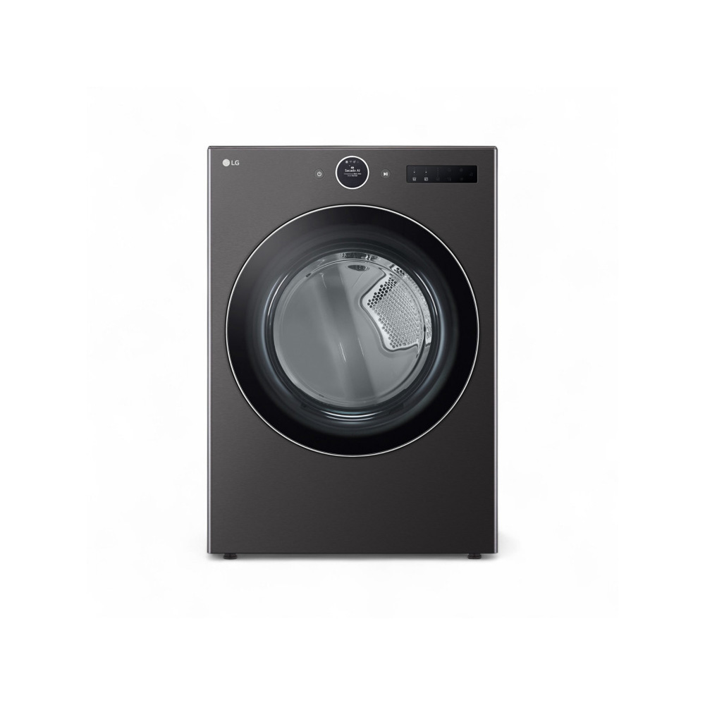 SECADORA/LG ELECTRICA DF74BFXS6BE CARGA FRONTAL 23KG TURBOSTEAM NEGRA