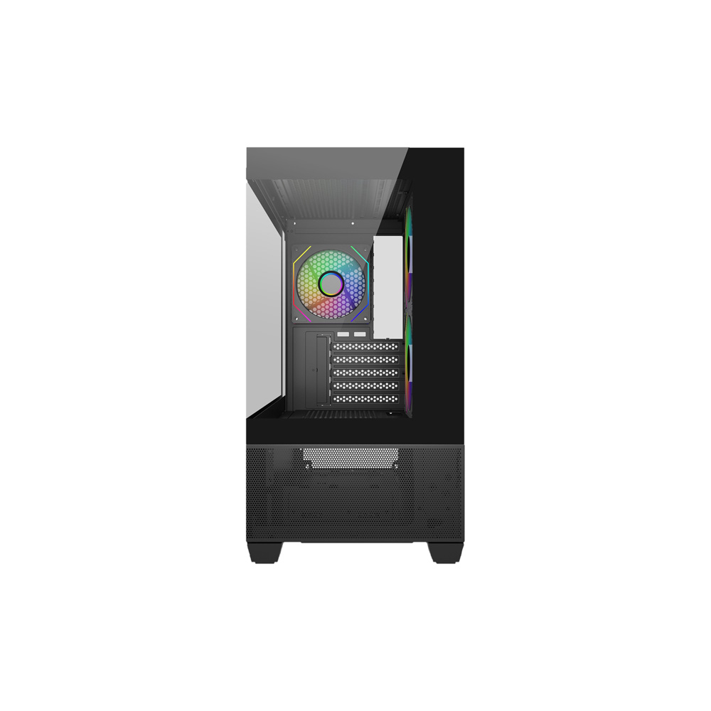 CASE COOLER MASTER/MINI TOWER ELITE 490 BLACK 1X120MM ARGB 2X120MM SIDE MOUNT