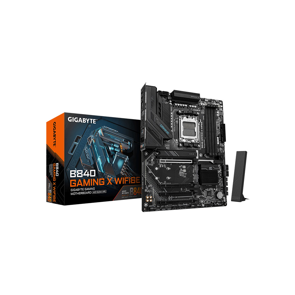 MAINBOARD GIGABYTE/B840M DS3HP WIFI 6E BT 5.3 MICRO ATX AM5 SERIES 7000 8000 9000 DDR5