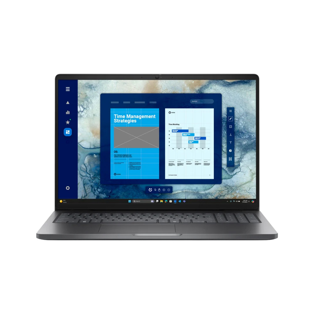 COMPUTADOR PORTATIL DELL PRO 16 BLACK 37TWC 16PULG FHD ULTRA 5 225U 16GB DDR5 5600 512GB W11PRO 1Y