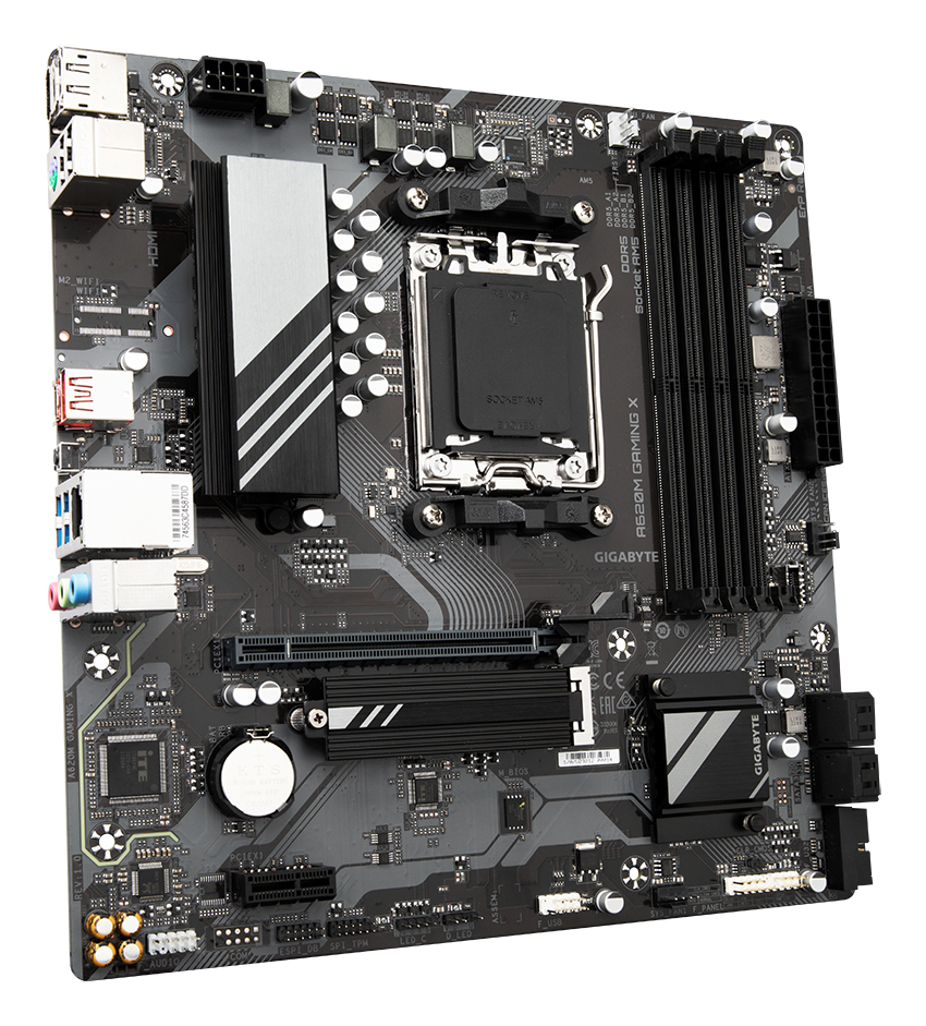 MAINBOARD GIGABYTE/A620M GAMING X AM5 DDR5 RYZEN 7000 8000M 9000 MICRO ATX